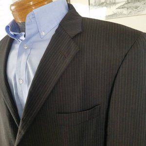 Beautiful Burberry Brown Striped Blazer Sport Coat